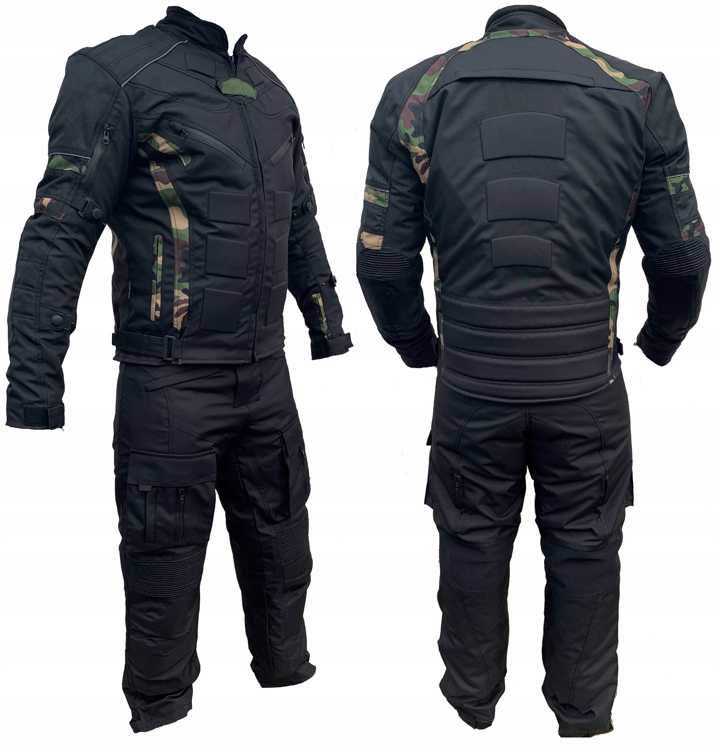 Kurtka-tekstylna-Motocyklowa-zielone-Moro-XL-Marka-Inny